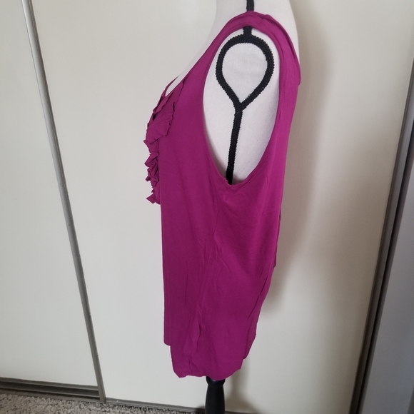 Mossimo Ruffle Rayon Tank - Picture 3 of 7